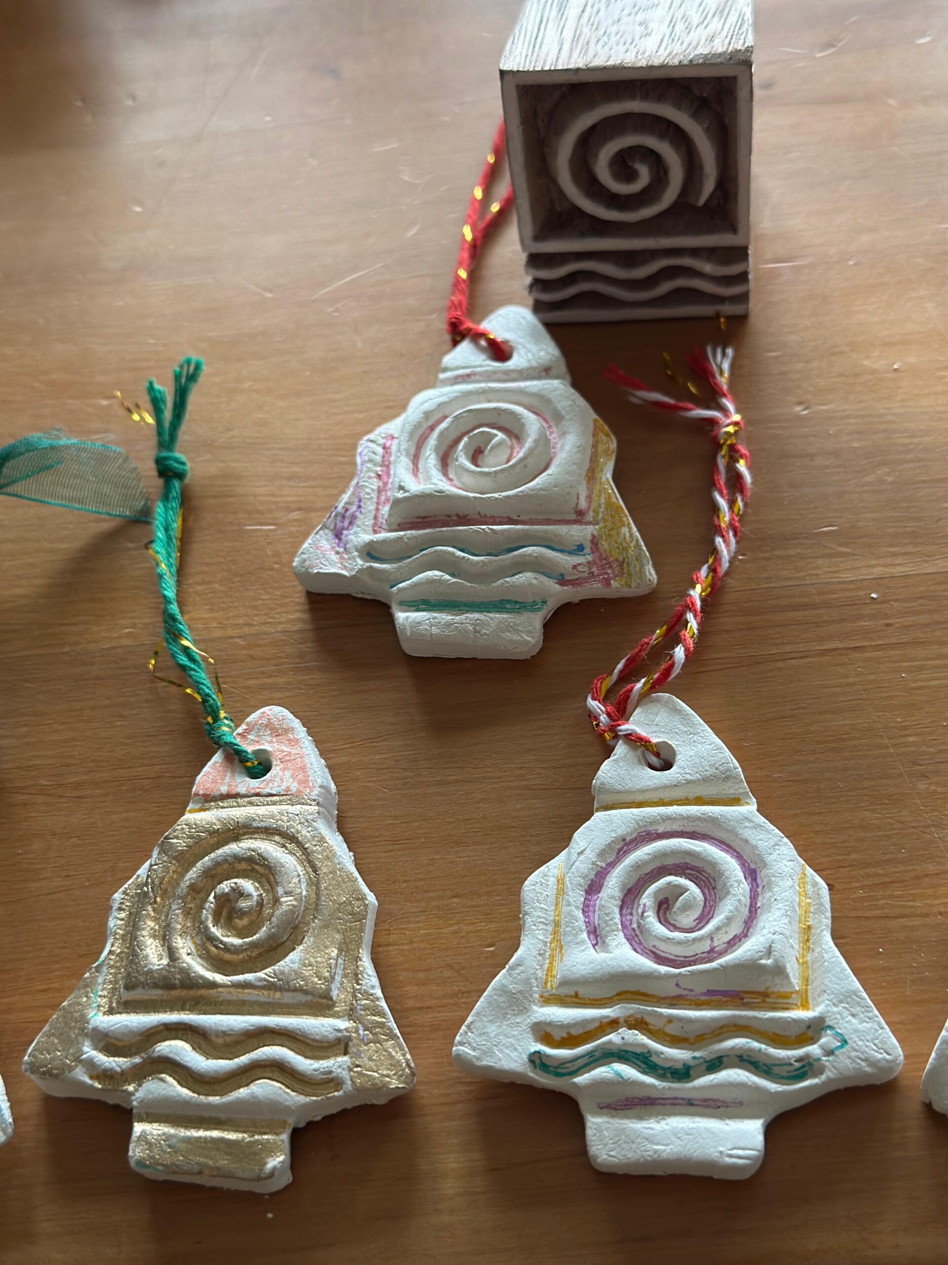 Wooden ornaments